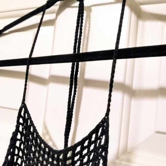 NWOT Knitted Halter-Like Crop Top - Picture 10 of 12